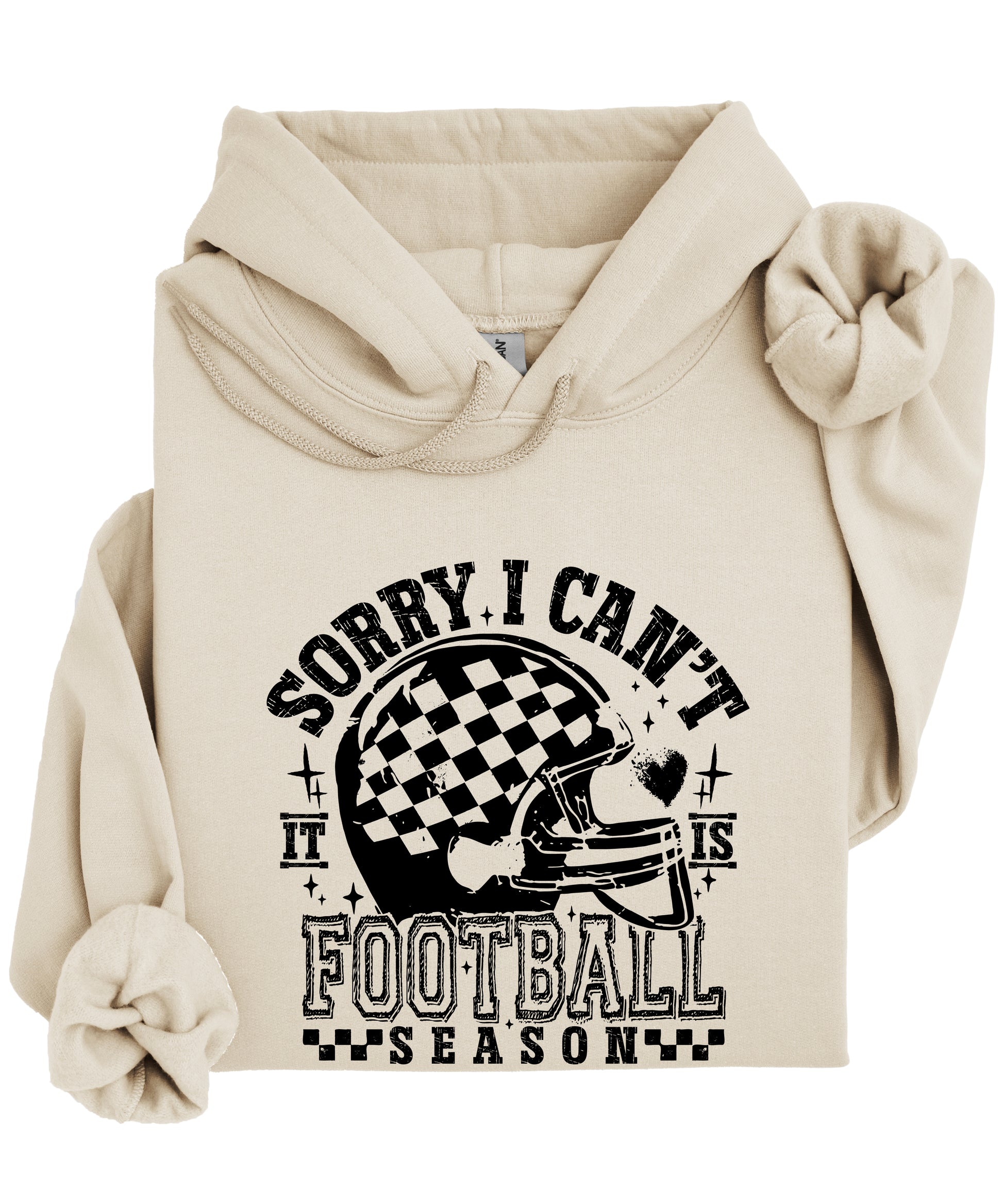 Sorry I Can't It Is Football Season hoodie - Sand Hoodie - S3