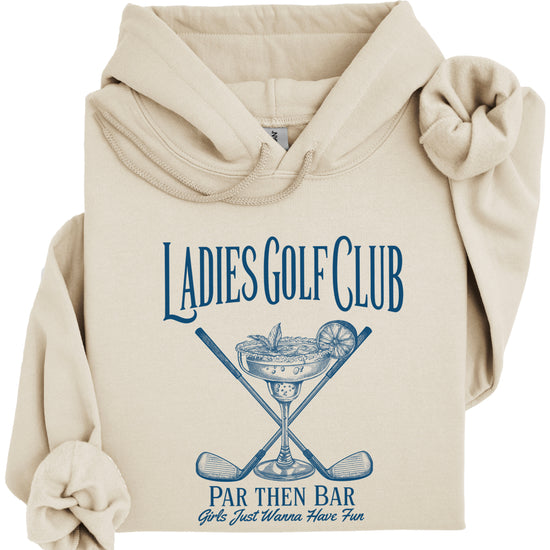 Ladies Golf Club Par Then Bar Hoodie for Women - Sand 3