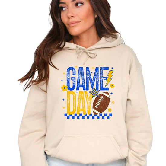 Game Day Football Hoodie Sand 3