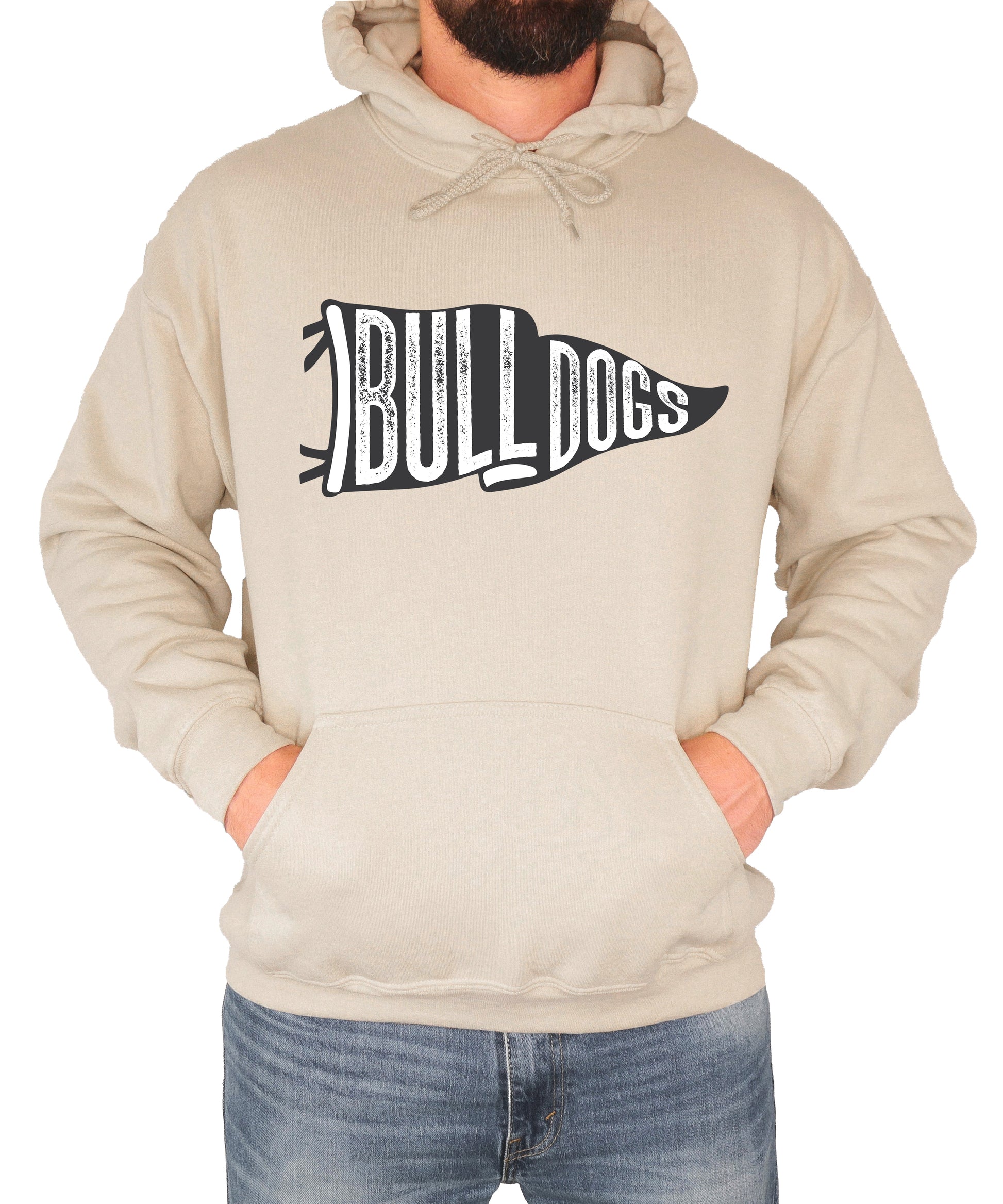 Sand Bulldogs school spirit hoodie - view 3