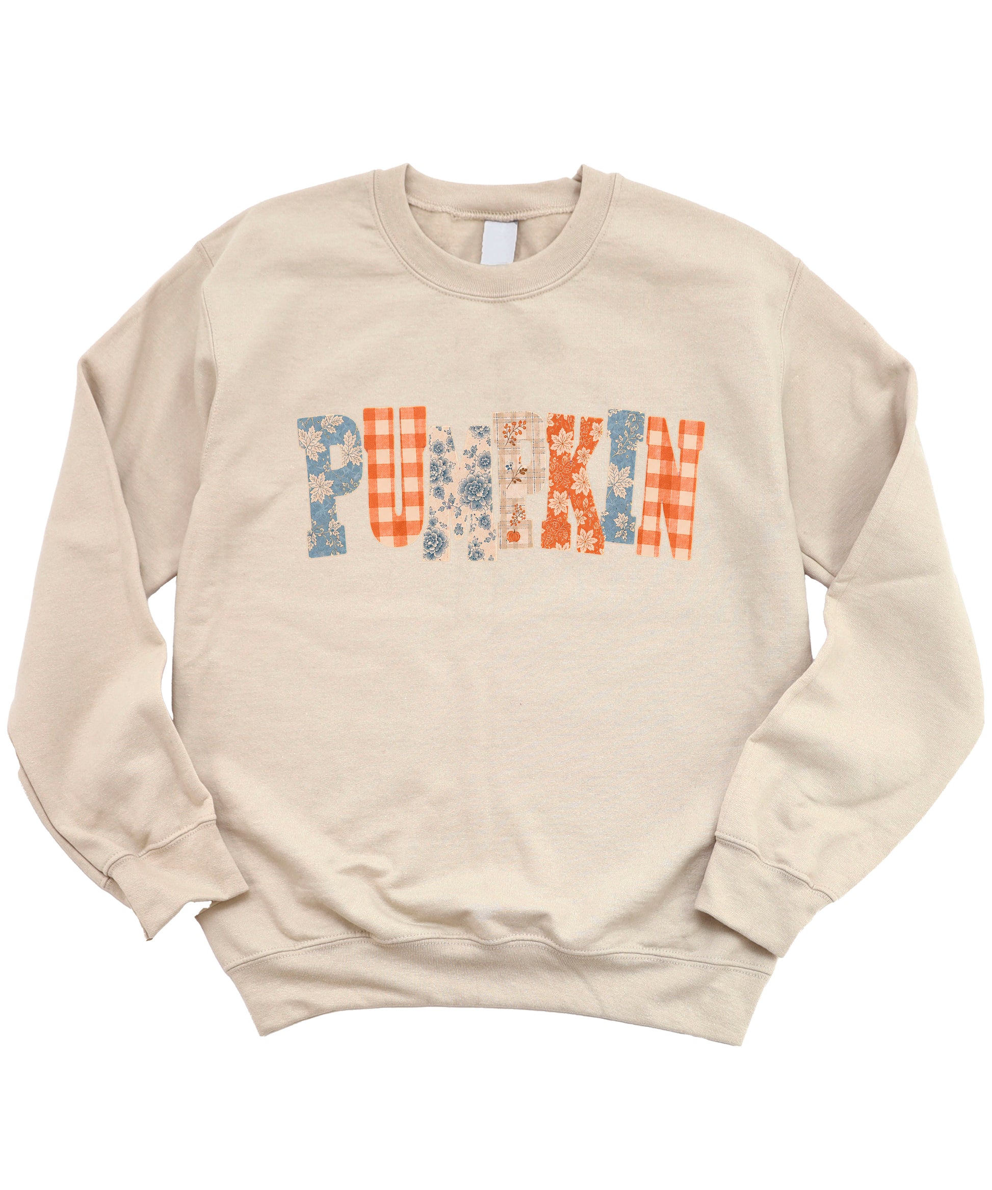 Pumpkin Patch Fall Sweatshirt Sand Sweatshirt view 3