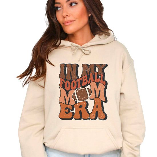 In My Football Mom Era hoodie in Sand - view 3
