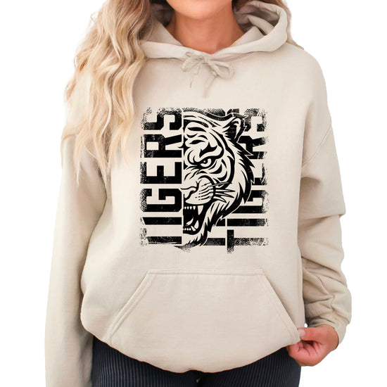 Tigers School Spirit Hoodie Sand view 4