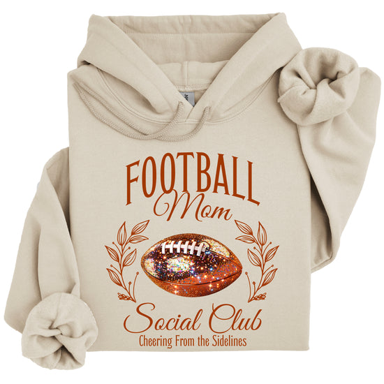 Football Mom Social Club hoodie in Sand - view 4