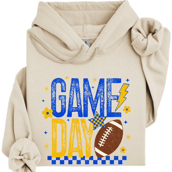 Game Day Football Hoodie Sand 4