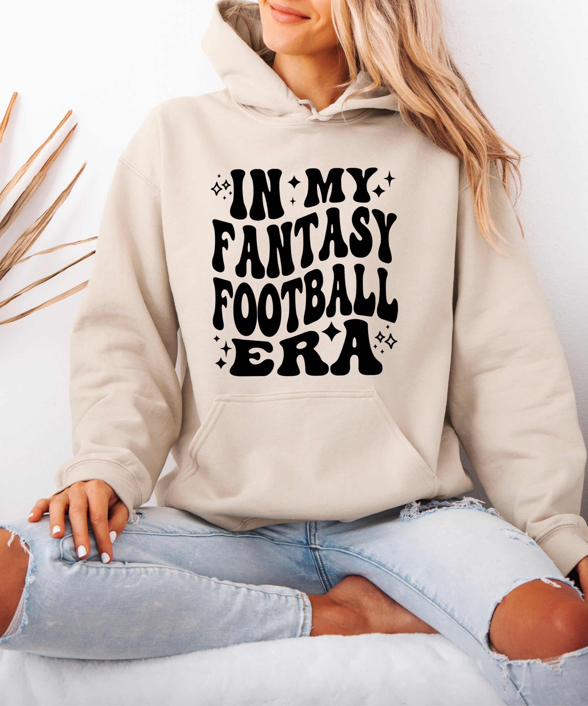 In My Fantasy Football Era hoodie in Sand - view 5