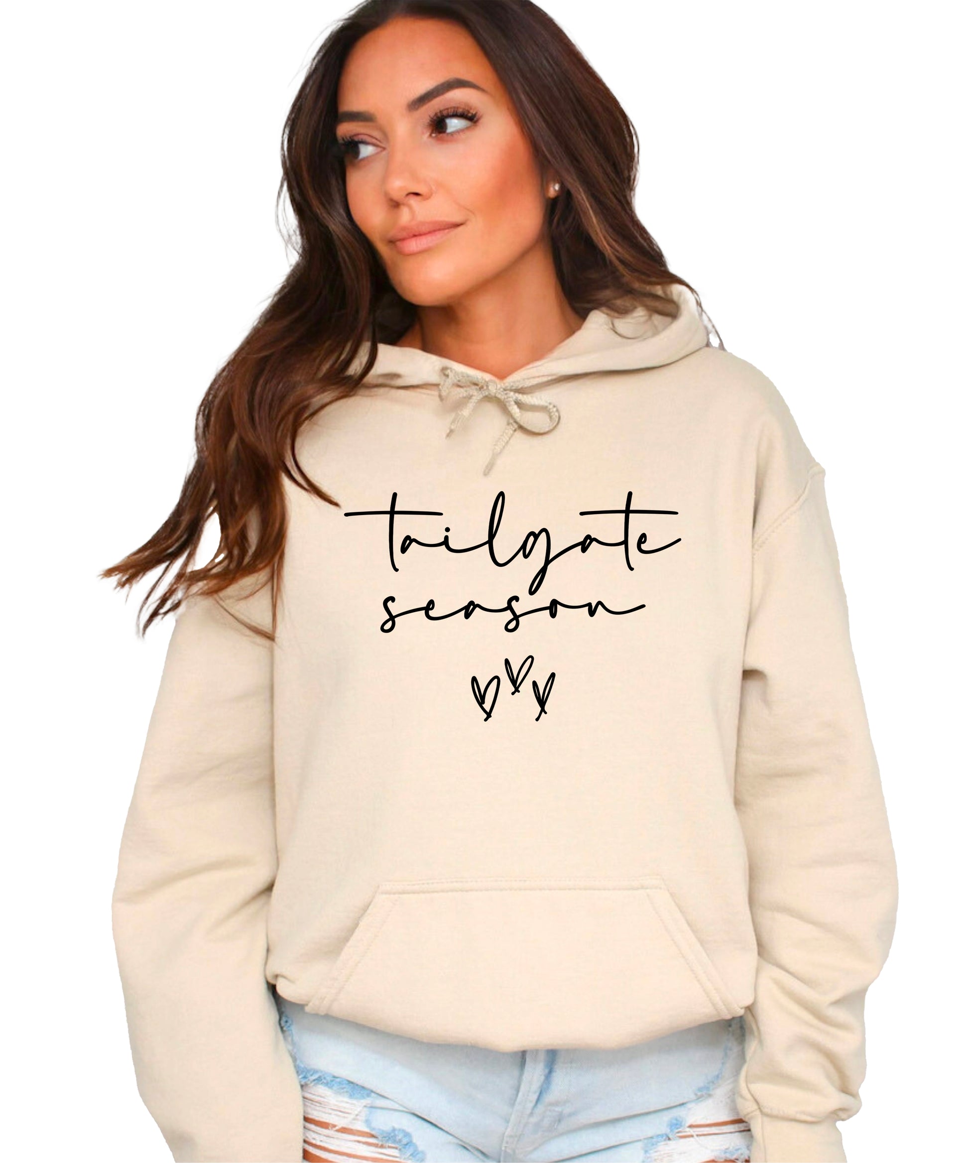 Tailgate Season hoodie Sand view 5