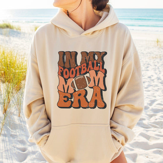 In My Football Mom Era hoodie in Sand - view 6