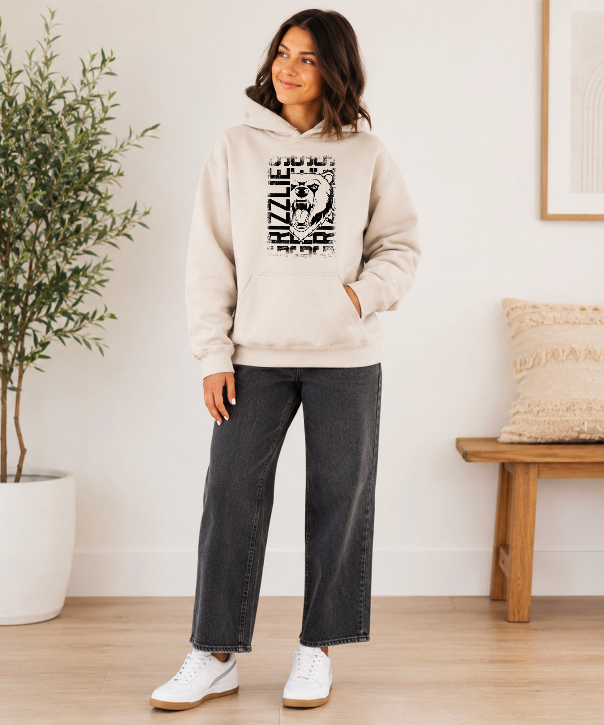 Grizzlies School Spirit hoodie in Sand - view 6