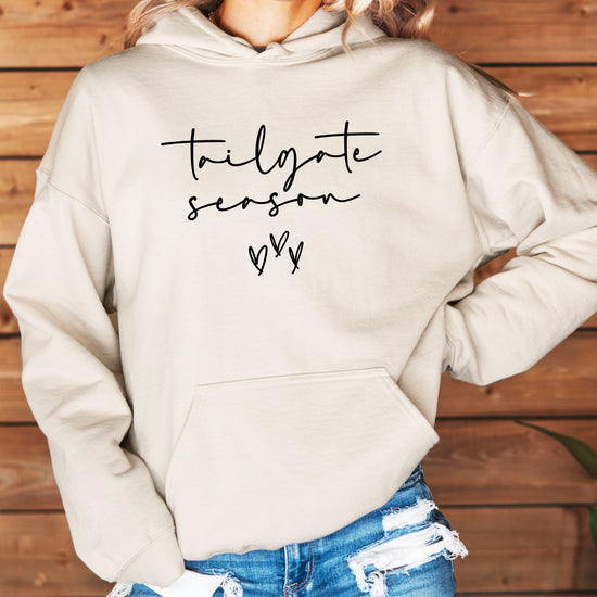 Tailgate Season hoodie Sand view 6