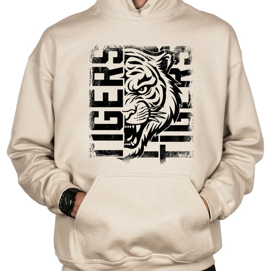 Tigers School Spirit Hoodie Sand view 7