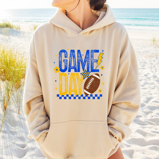 Game Day Football Hoodie Sand 7