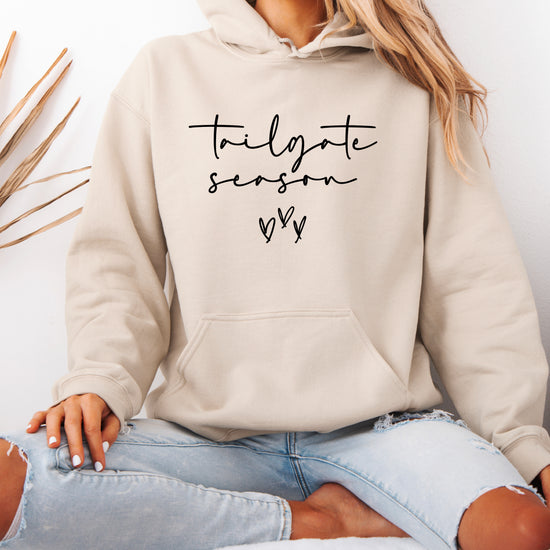 Tailgate Season hoodie Sand view 7