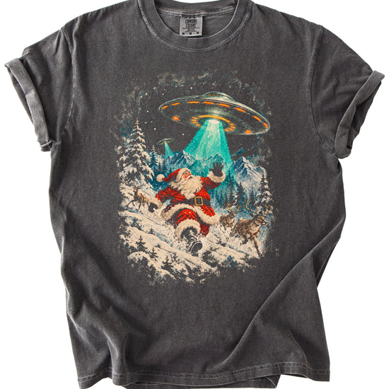 Santa UFO Christmas shirt in Pepper, view 4