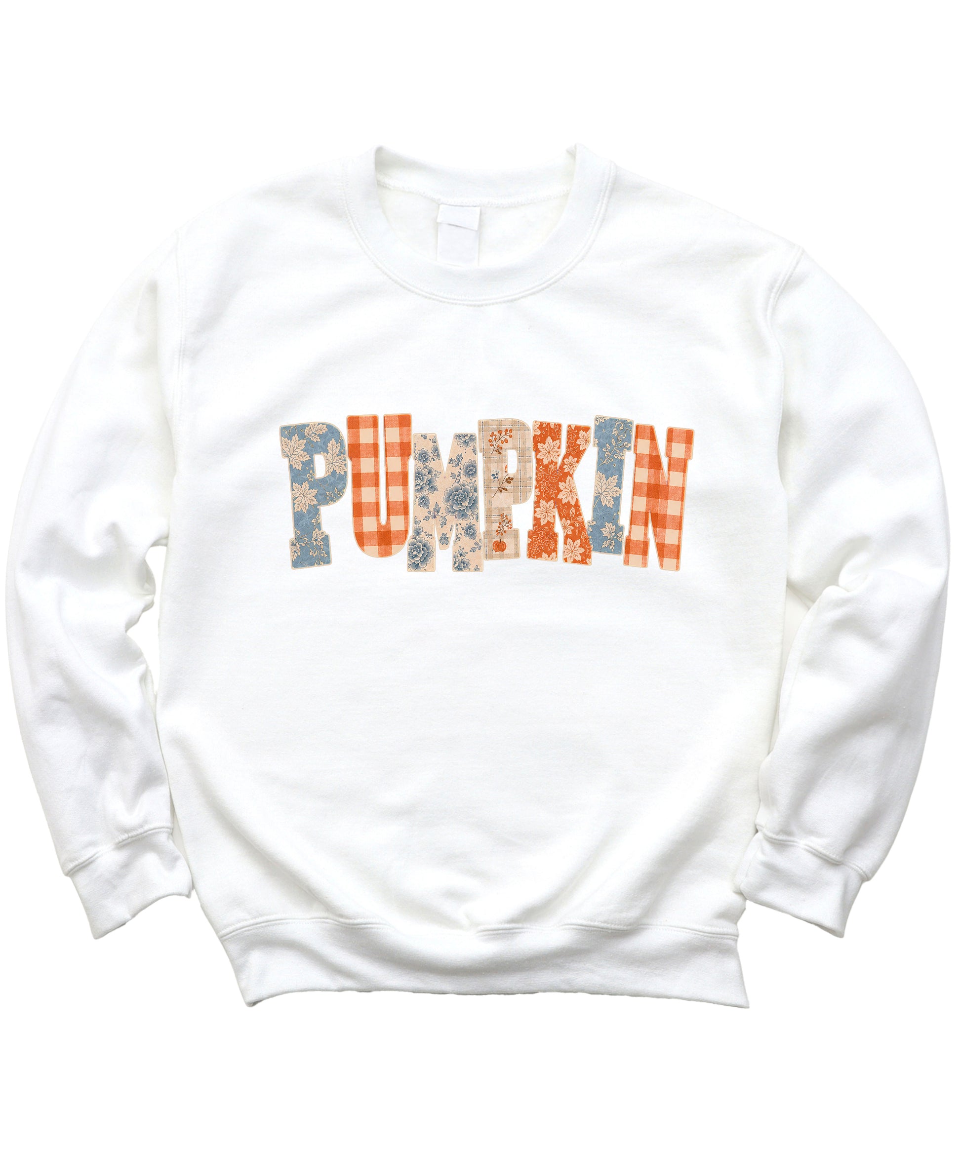 Pumpkin Patch Fall Sweatshirt White Sweatshirt view 3