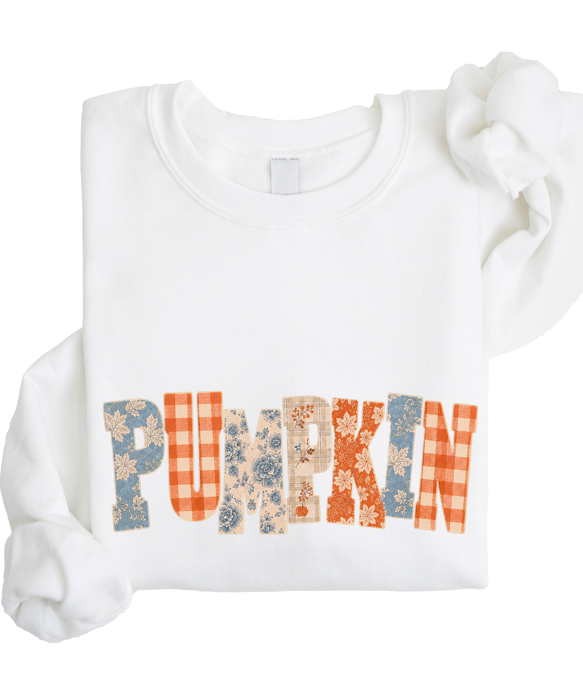 Pumpkin Patch Fall Sweatshirt White Sweatshirt view 6