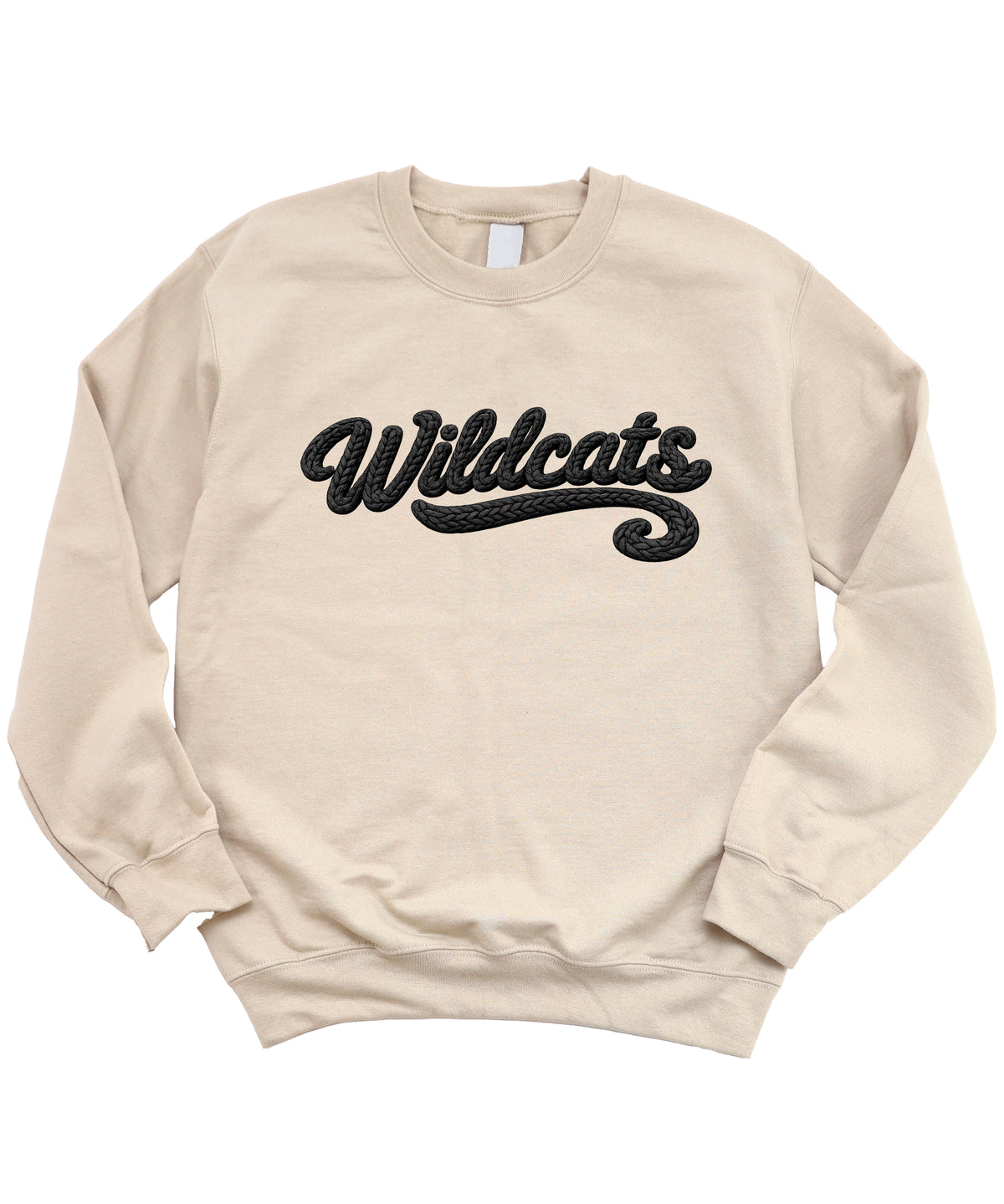 Wildcats yarn look crewneck sweatshirt - Sand