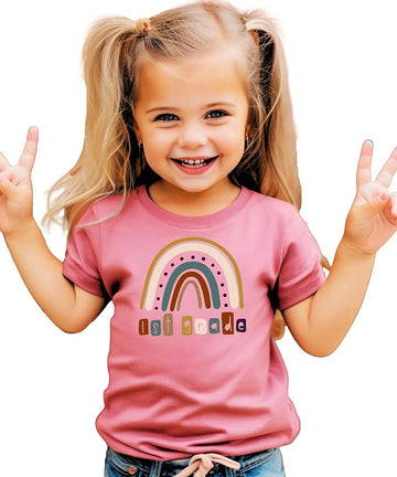 1st Grade Rainbow First Day of School Shirt