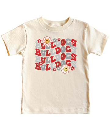 Bulldogs Team Pride Shirt for Women, Teens & Kids - Red School Spirit