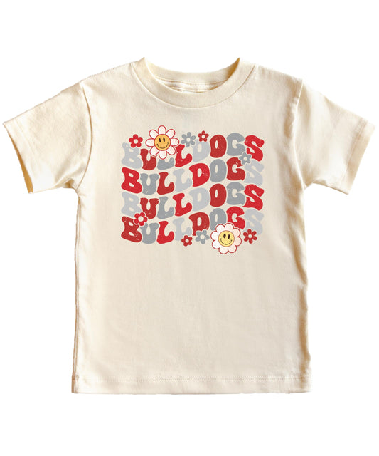 Bulldogs Team Pride Shirt for Women, Teens & Kids - Red School Spirit