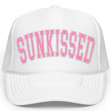 Sunkissed Trendy Summer Classic 5 Panel Mesh Snap Back Trucker Hat