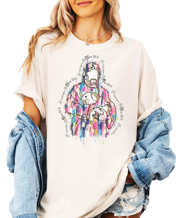 He is Risen Graphic Shirt for Women and Teens Christian Bible Verse Easter Tee Ivory Shirt Adult Small