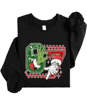 Six Seven Trendy Sweatshirt for Women, Men and Youth Trendy 6 7 Holiday Sweater Red Sweatshirt Youth Small