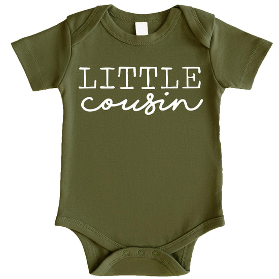 Big Cousin toddler and kids tee in mauve perfect for family photo outfits