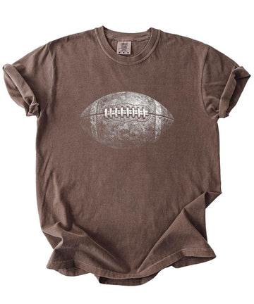 Vintage Football Shirt for Men and Women Distressed Retro Game Day Graphic Tee for Football Fans