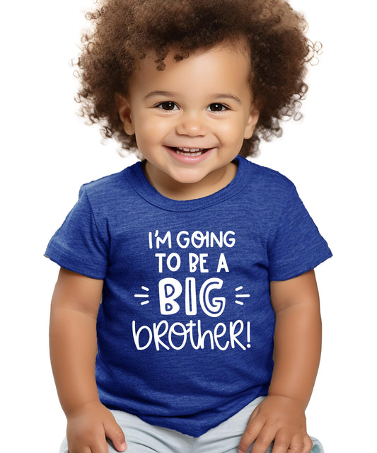 Big Brother New Baby Reveal I'm Going to Be A Big Brother New Sibling Announcement T-Shirts