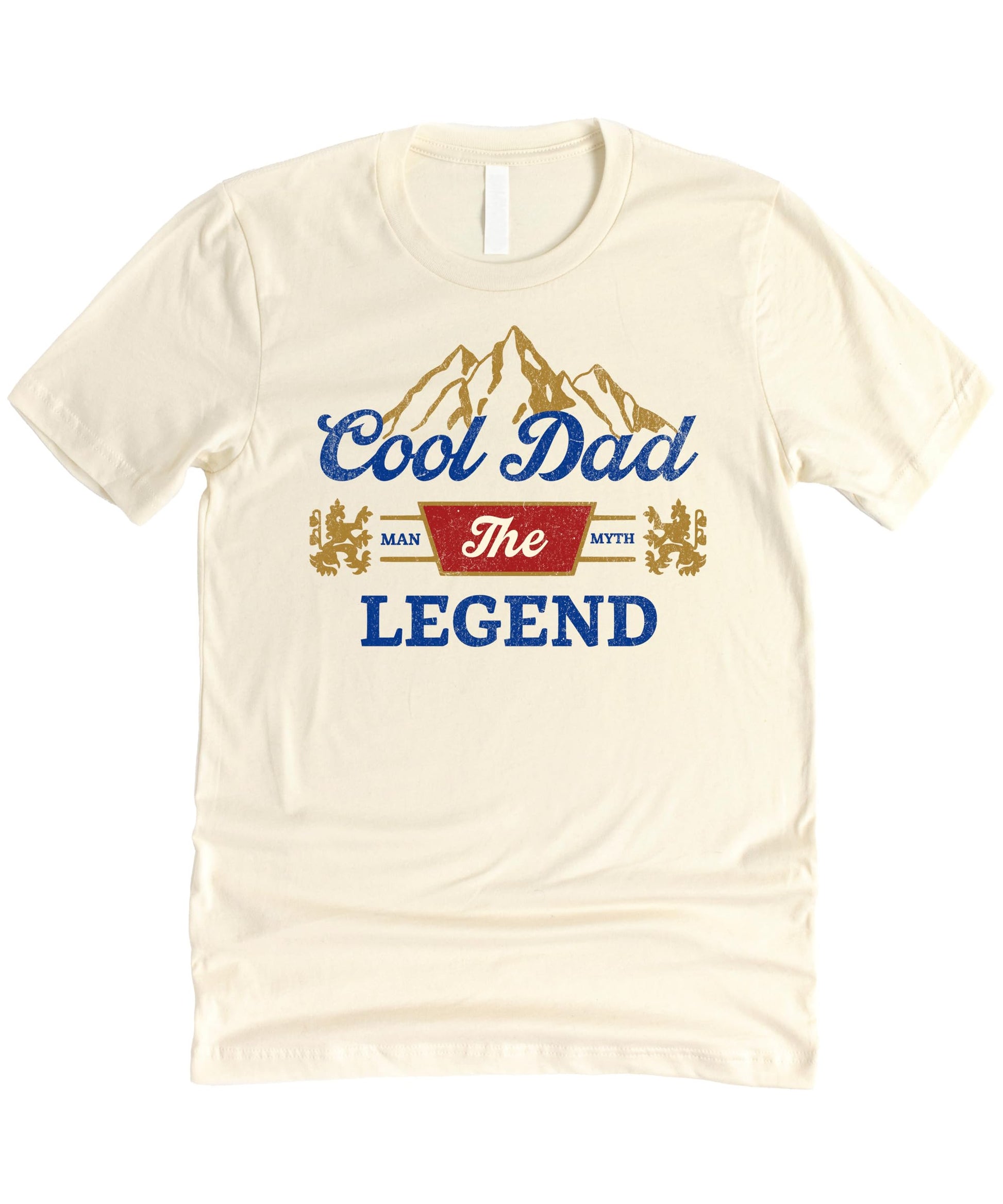 Cool Dad graphic tee displayed to highlight vintage-style bold print and fit