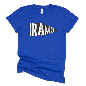 Rams Mascot Game Day Vintage Unisex T-Shirt