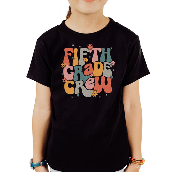 Second grade vintage school tee shirt product mockup on peach background