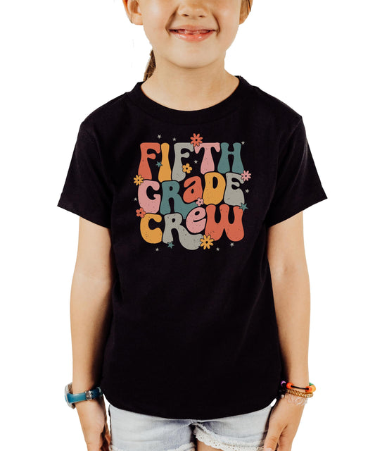 Trendy Fifth Grade Shirt for Toddlers, Youth and Women Trendy Retro Vintage School Tee for Adults and Kids