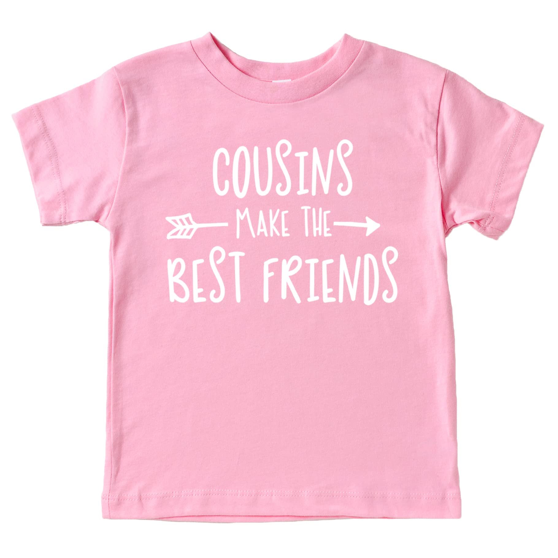 Side view of cousin shirt showing fit and style on young child