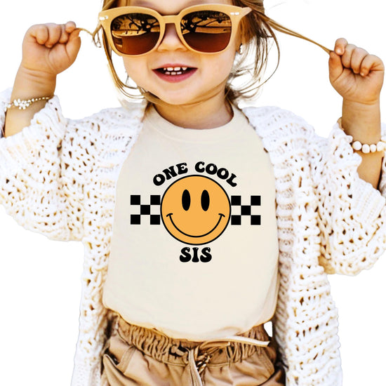 One Cool Mom birthday shirt — matching family 1st birthday tee collection