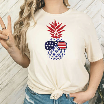 Pine American Flag Sunglasses 4th of July Family Matching Outfits for Kids and Adults