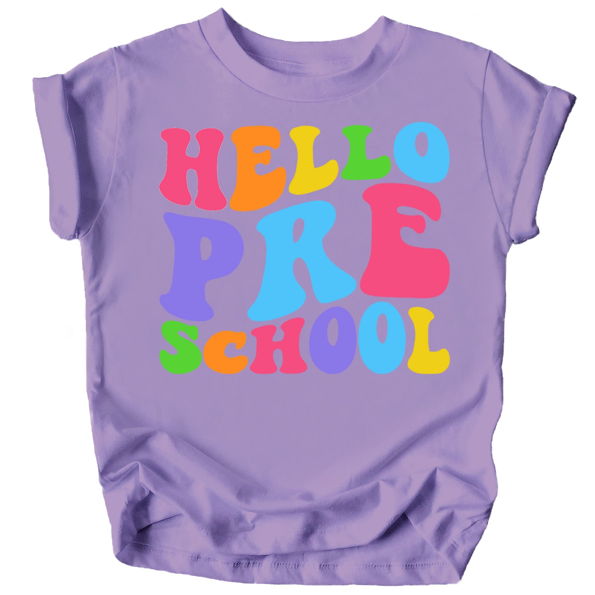 Hello Preschool graphic tee perfect first day of school gift for kids