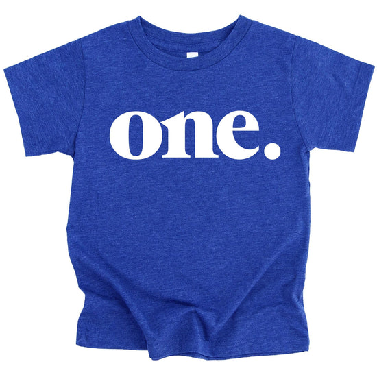 Bold One first birthday shirt on natural tee for baby's 1st birthday outfit