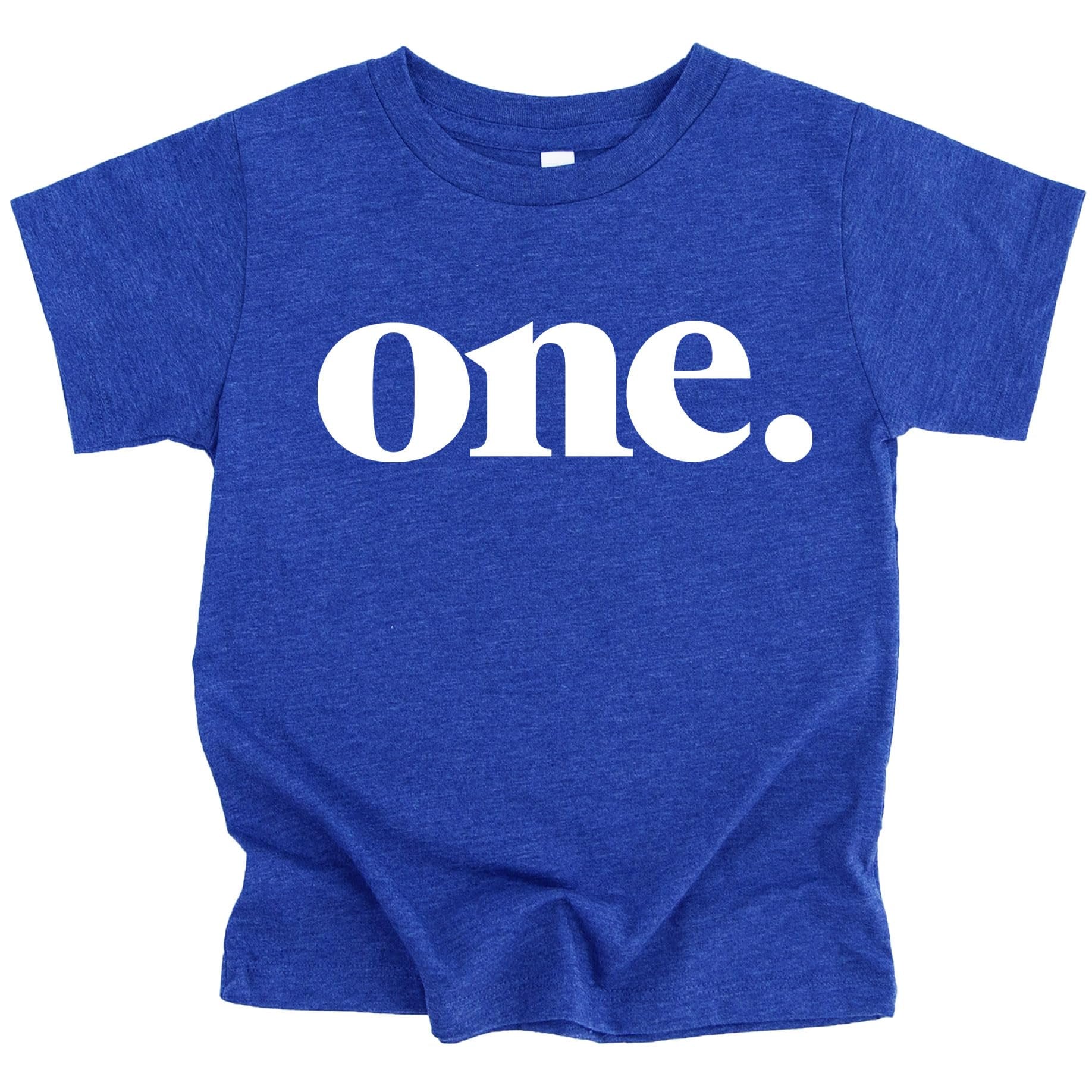 Bold One first birthday shirt on natural tee for baby's 1st birthday outfit