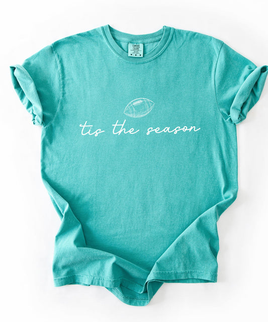 Tis the Season Fall Football Shirt for Women & Teens