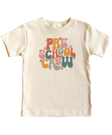 Retro Preschool Shirt for Toddlers, Youth and Women Vintage Trendy School Tee for Adults and Kids