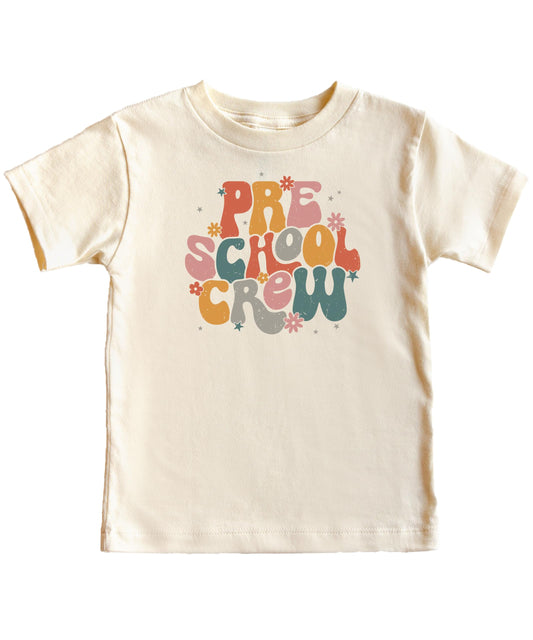 Retro Preschool Shirt for Toddlers, Youth and Women Vintage Trendy School Tee for Adults and Kids
