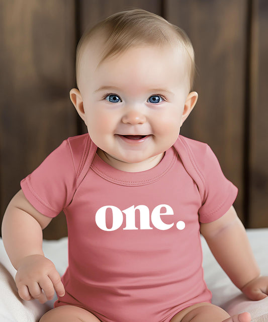 Bold One 1st Birthday Bodysuit | Baby First Birthday Outfit