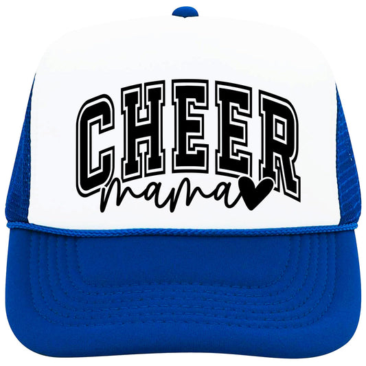 Cheer Mama Trucker Hat for Women Sporty Foam Front Classic 5 Panel Mesh Snapback