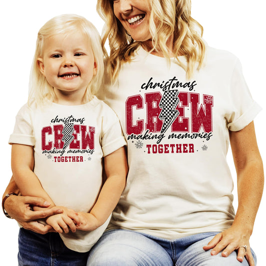 Christmas Crew 2024 Matching Family Holiday Tee