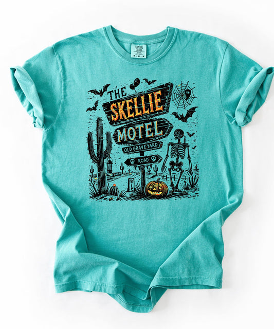 Skellie Motel Halloween Unisex Graphic Tee
