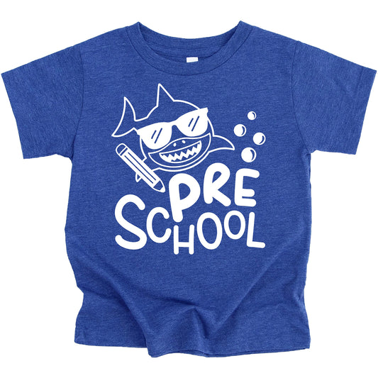 Preschool Shark First Day of School Gift Back to School Shirt