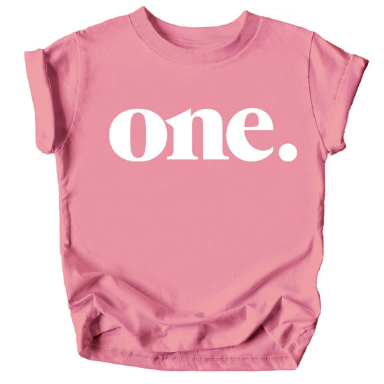 Olive Loves Apple Bold One first birthday outfit for toddler