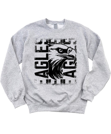 Eagles Sports Unisex Sweatshirt for Adults, Teens, & Kids School Sports Team Pride Sweater